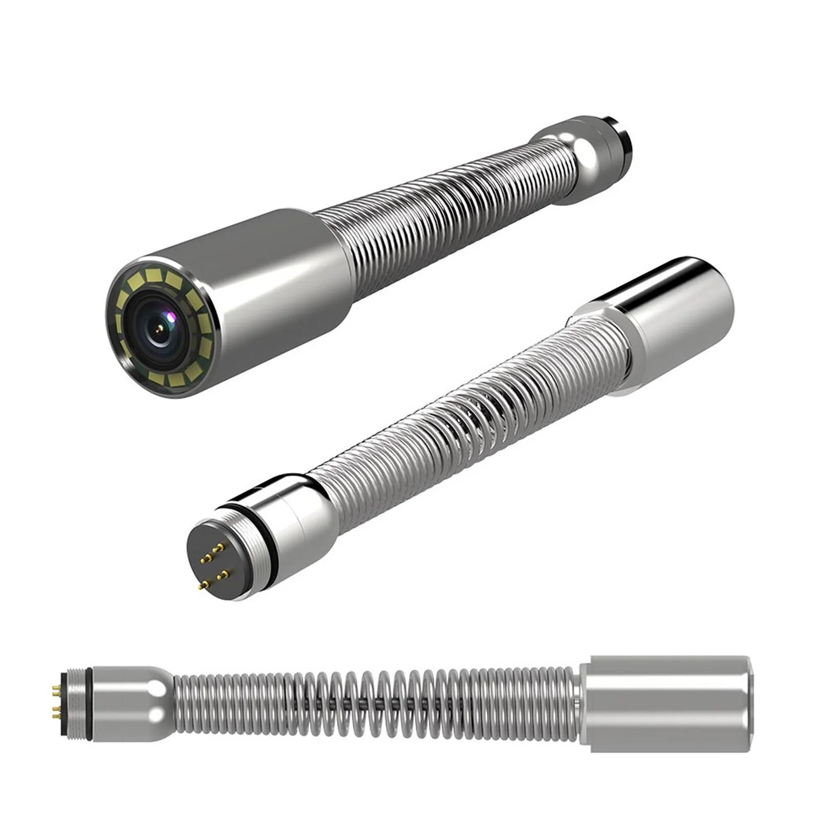 Sewer Pipe Inspection Camera with 512hz Locator 9 Inch 1080p Display 7MM Fiberglass Cable 512HZ Receiver Self-Leveling