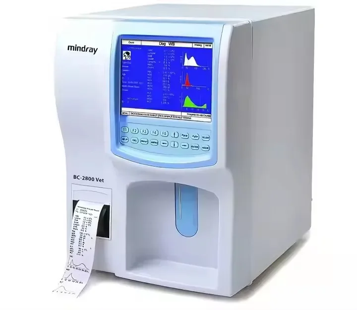 HUIYI BC-2800 Vet fully automatic  analyzer with 19 parameters for CBC testing and micro sampling technology