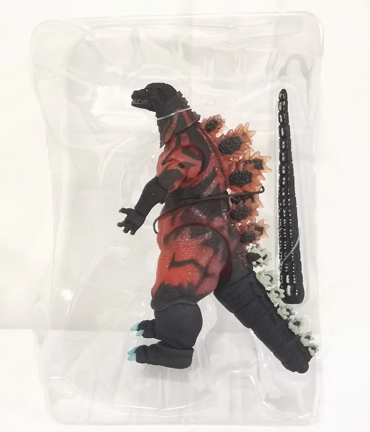 18cm NECA1995 Red Lotus Godzilla Godzilla Godzilla Monster Hand Model SHM Movable Pvc Doll Collection Ornaments Toys Gifts