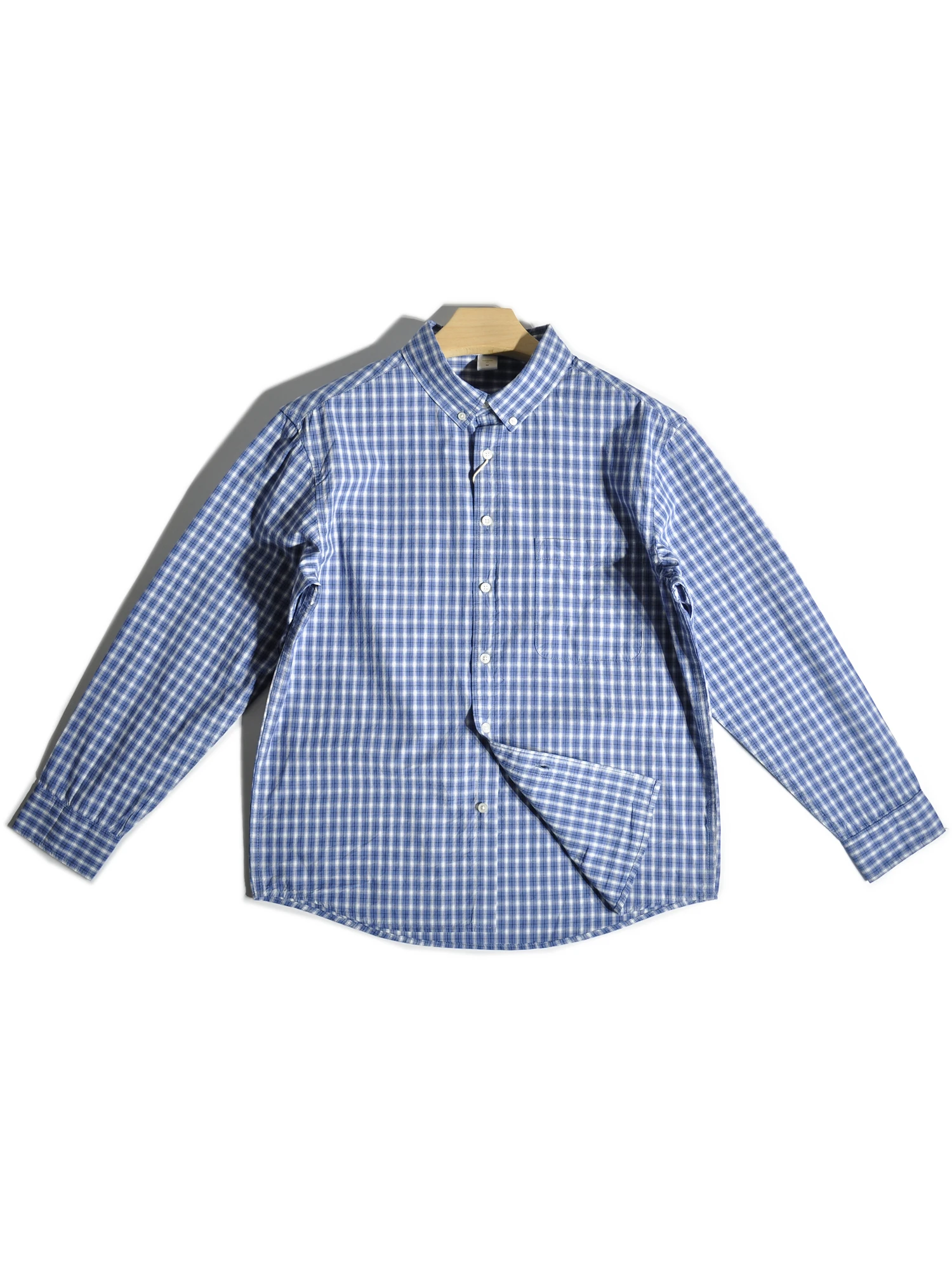 

Retro Artistic Pure Cotton Long Sve Loose Casual Men's irt Spring Summer Sle id Pattern Hong Kong Sle Loose Fit