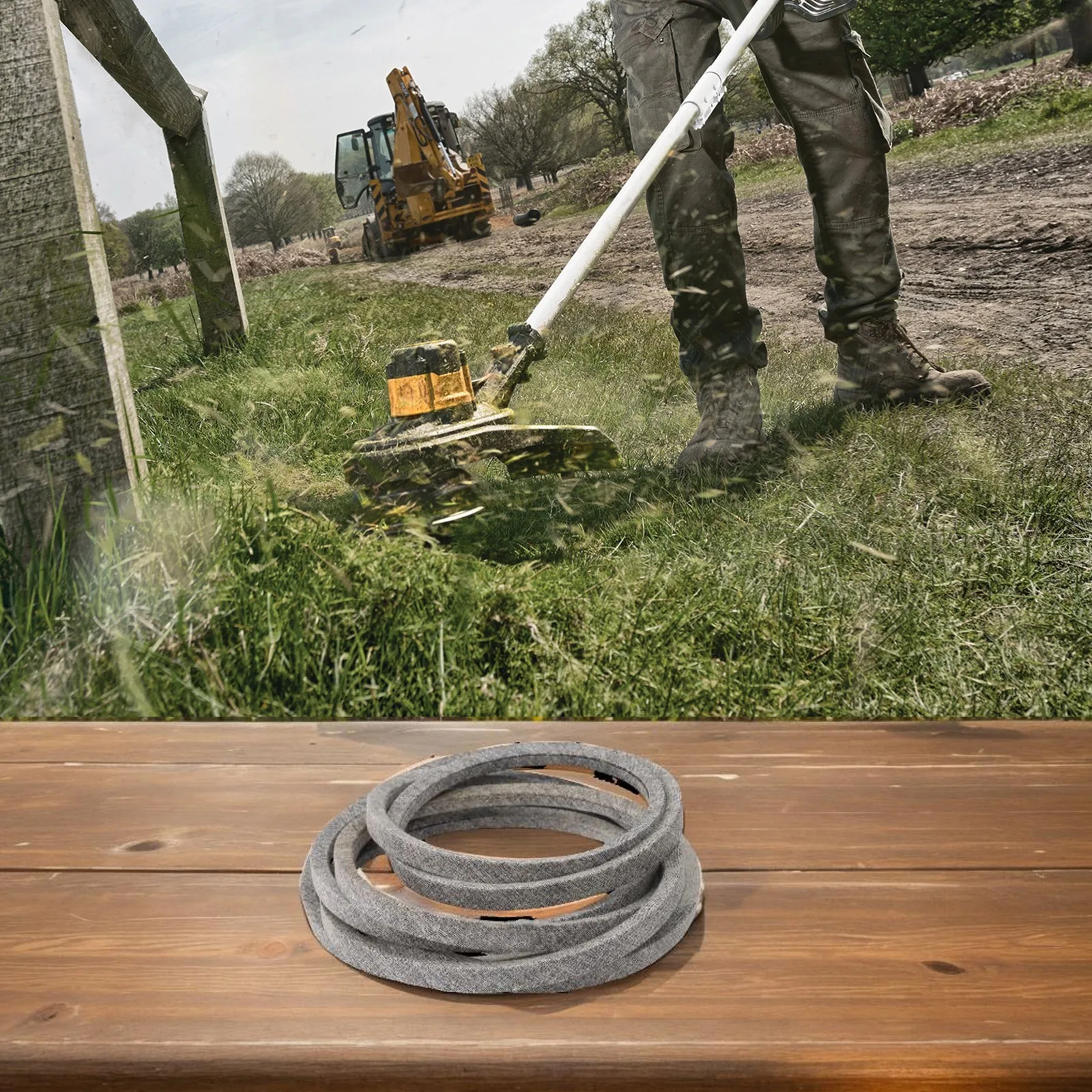 Efficient Lawn Mower Belt Roller Deck Belt M174994 Efficient Performance Optimal Performance Robust Construction