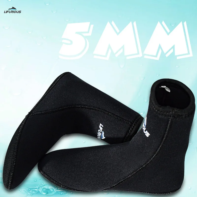 3MM Scuba Keep Warm UnderWater Hunting Spearfishing Swim Diving GLoves 5MM Neoprene Snorkeling Kayaking Surfing Swim Socks