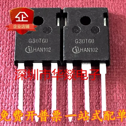 5PCS G30T60 IGW30N60T TO-247 600V 30A Brand new in stock