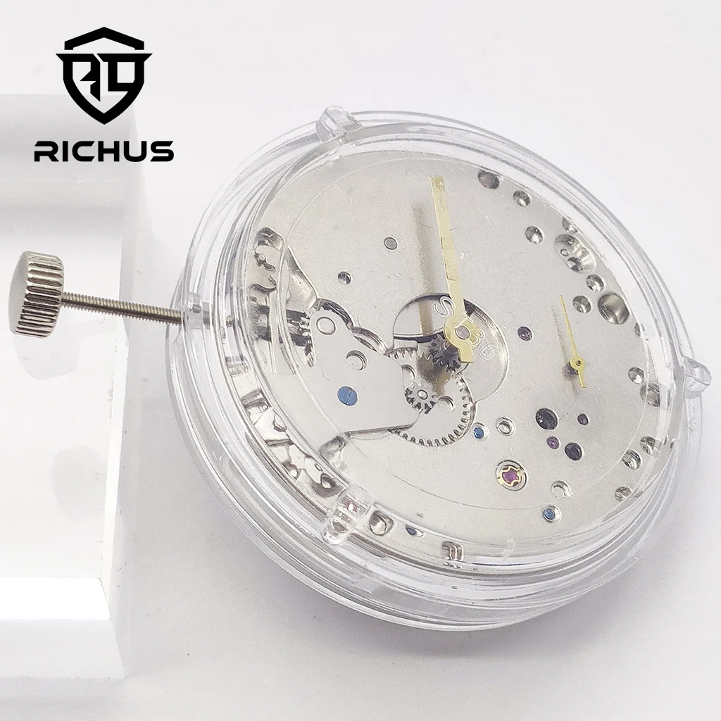 Механизм RICHUS ST3600, 17 драгоценностей, механический ручной заводной механизм 6497, механизм для часов, аксессуары, детали