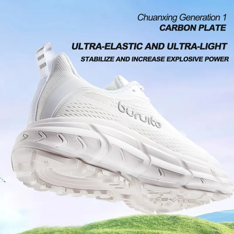 Women'S Running Shoes Men'S And Women'S Shock Absorbing Lightweight Soft Sole Thick Sole Ultra Light Mesh Breathable Sports Shoe