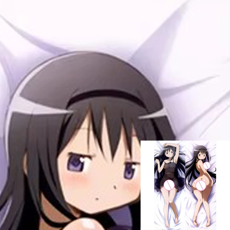 

Dakimakura Anime Pillow Cover Homura Double Sided Print Life-size Halloween Christmas