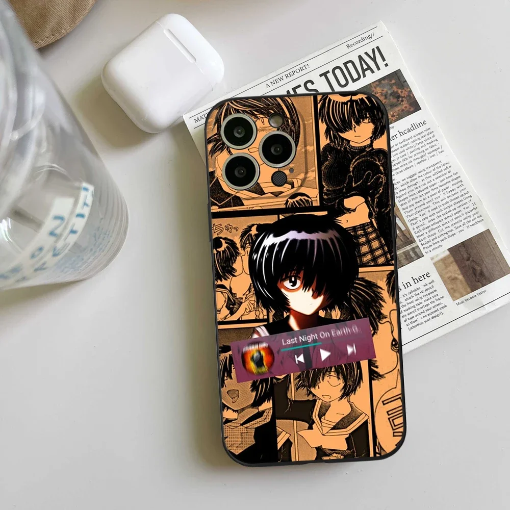 Anime tajemné kamaradka X urabe mikoto telefon pouzdro pro iPhone 12 13 15 14 pro XR XS maxi 15 plus SE design iPhone kryty