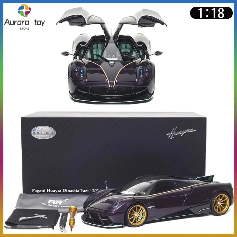 

New 1/18 Almost Real Car Model Pagani Huayra Dinastina Yazi Car Model Alloy Simulation Car Toy Ornament Custom Birthday Gift