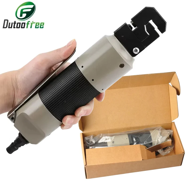 

1/4" Air InIet Air Punch Flange Pneumatic Puncher Crimper Punching Flanging Tool Anti Slip For Metal Flanging Car Repair