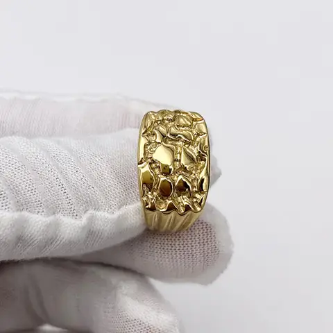 8 best sales सोने की डली के छल्ले - №1