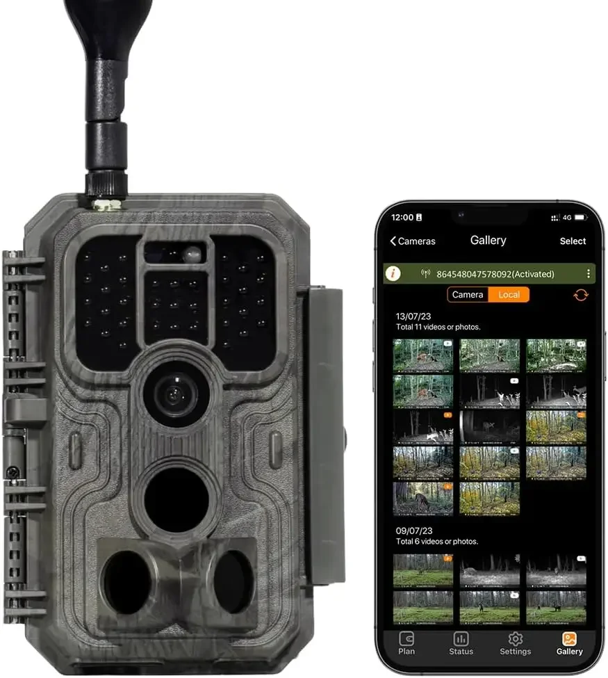 

Trail Camera Cellular S950, 4G LTE, Full Video Preview, No-Glow 100ft Night Vision, Motion Activated, Sends Photos to Phone