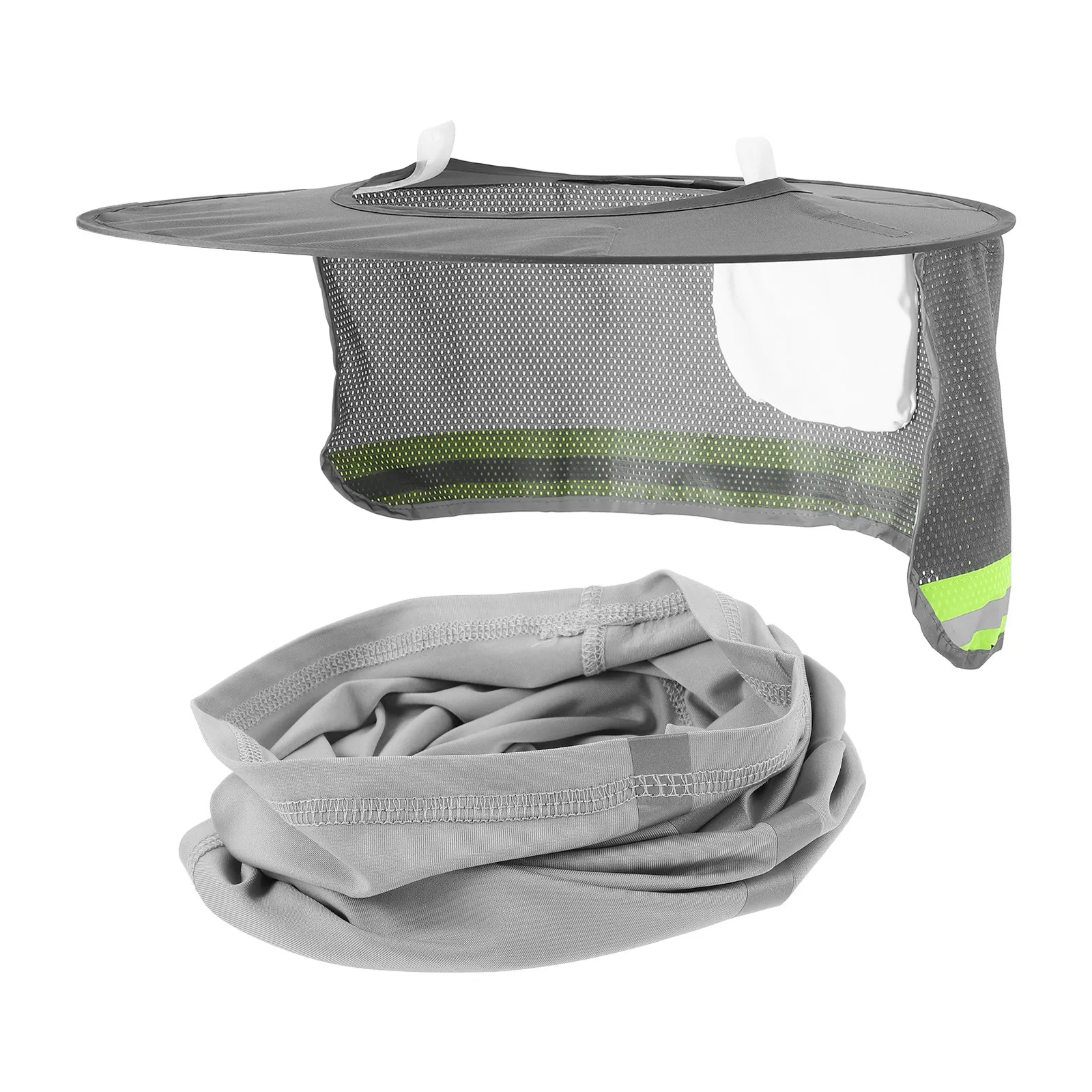 

1Set Hard Hat Neck Shade Sun Protection Visor with Wide Mesh Curtain for Construction Sites Outdoor Installation Safety