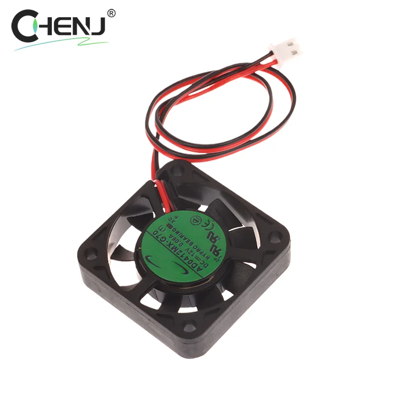 1PCS 40MM 4010 Cooler AD0412MX-G70 For 40*40*10MM DC12V 0.08A 2-Line Hydraulic Bearing Silent Cooling Fan