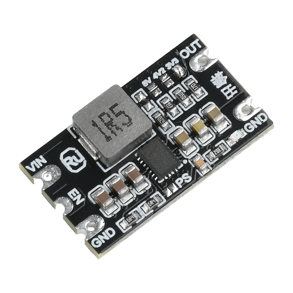 DC-DC وحدة باك وتعزيز 1.8-5.5 فولت إلى 3.3 فولت 4.2 فولت 5 فولت 3A مخرج قابل للتعديل منخفض تموج دفعة باك وحدة الجهد المستمر #6