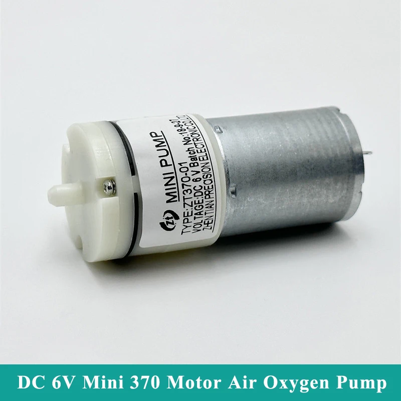 DC 3V 5V 6V Micro Mini 370 pompa powietrze silnikowe pompa ciśnieniowa tlenu DIY elektroniczny Monitor krwi sfigmomanometr akwarium