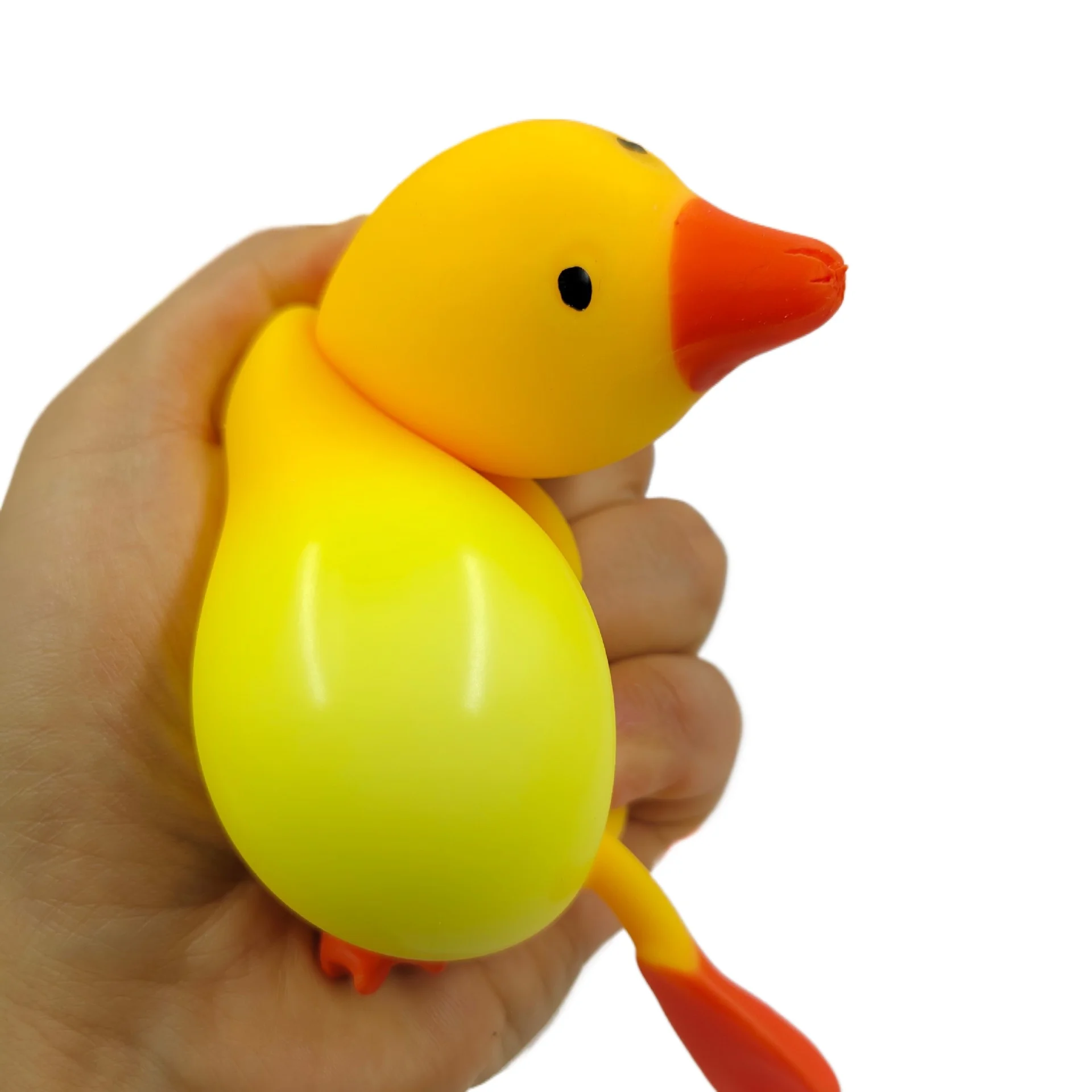 Little Yellow Duck Fruit Banana Corn Press-and-Peel Fun and Elasticity Creative Food Toy Set Stress Relief Wonderware
