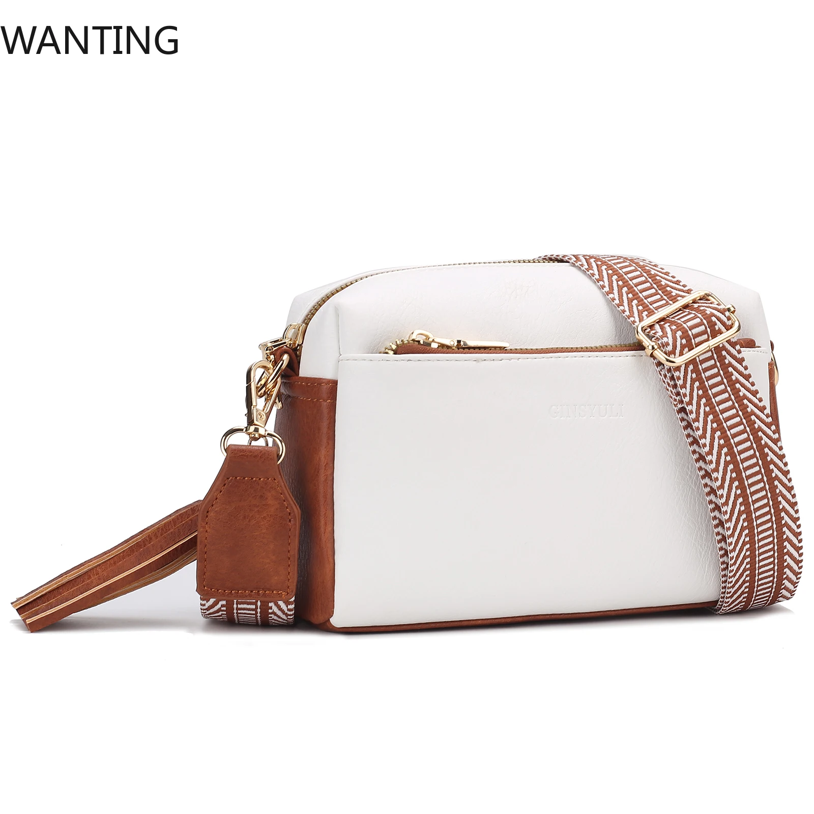 

Fashion Square Bag, Women's Crossbody Bag, Large Capacity Shoulder Bag With Adjustable Shoulder Straps Bolsos De Mujer ﻿