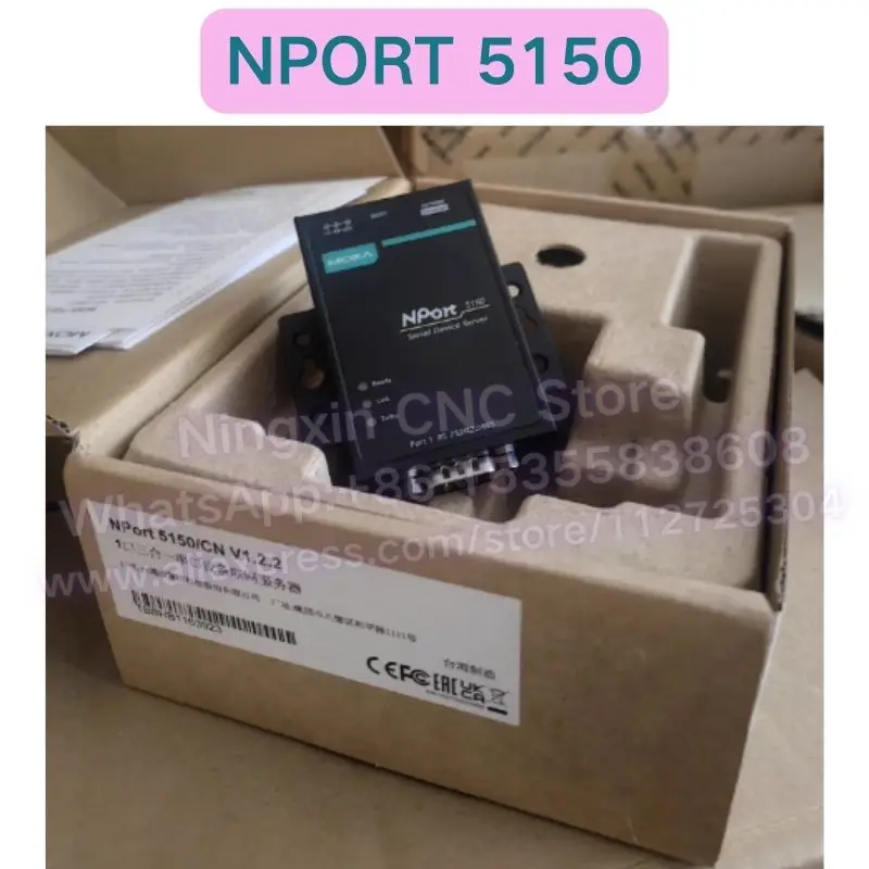 

Brand New Original WTB4S-3N1361 NPORT 5150 MOXA 3-in-1 Serial Port Server Functional test OK Fast delivery
