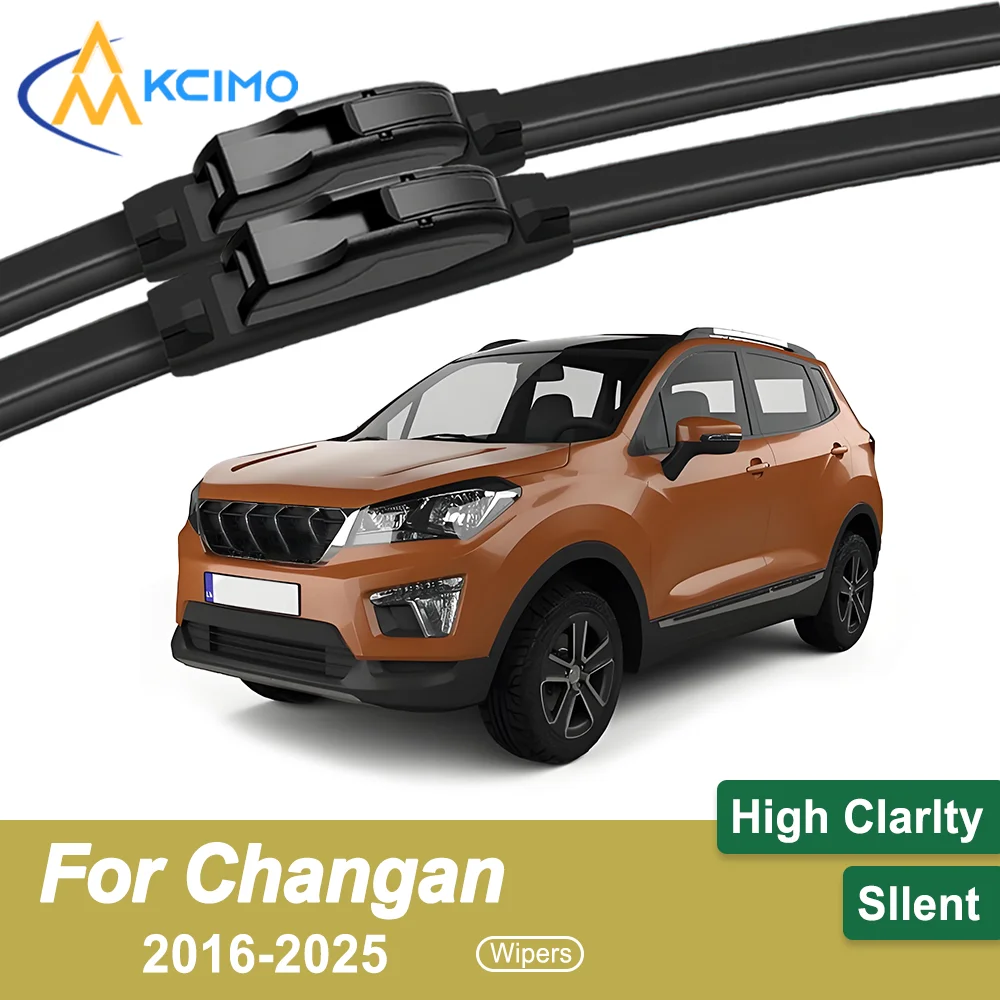 

2-Pack Superior Wiper Blades for Changan CS15 2016-2025 All-Season Durable Quiet Wiping Uninterrupted Visibility