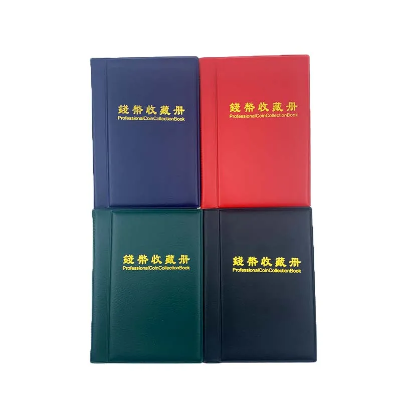 

60 Coin Storage and Organization Stamp Display Book Coin Collector's Book with Non-Slip Lid Multi-Purpose Album for Collectors
