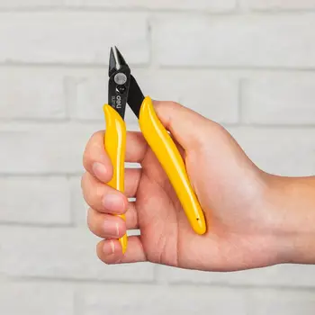 Deli 4.5吋塑膠切割CR-V超薄單刃高達剪鉗防滑手柄水口鉗塑膠模型切割器 10 最佳銷售 單刃鉗 - №2