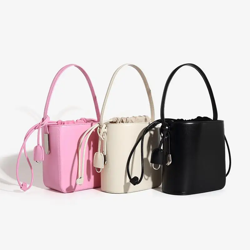 

Faionable Leather Buet Bag Women's Handbag Commuter Crossbody Single oulder Bag Sli Trendy Design Handbag