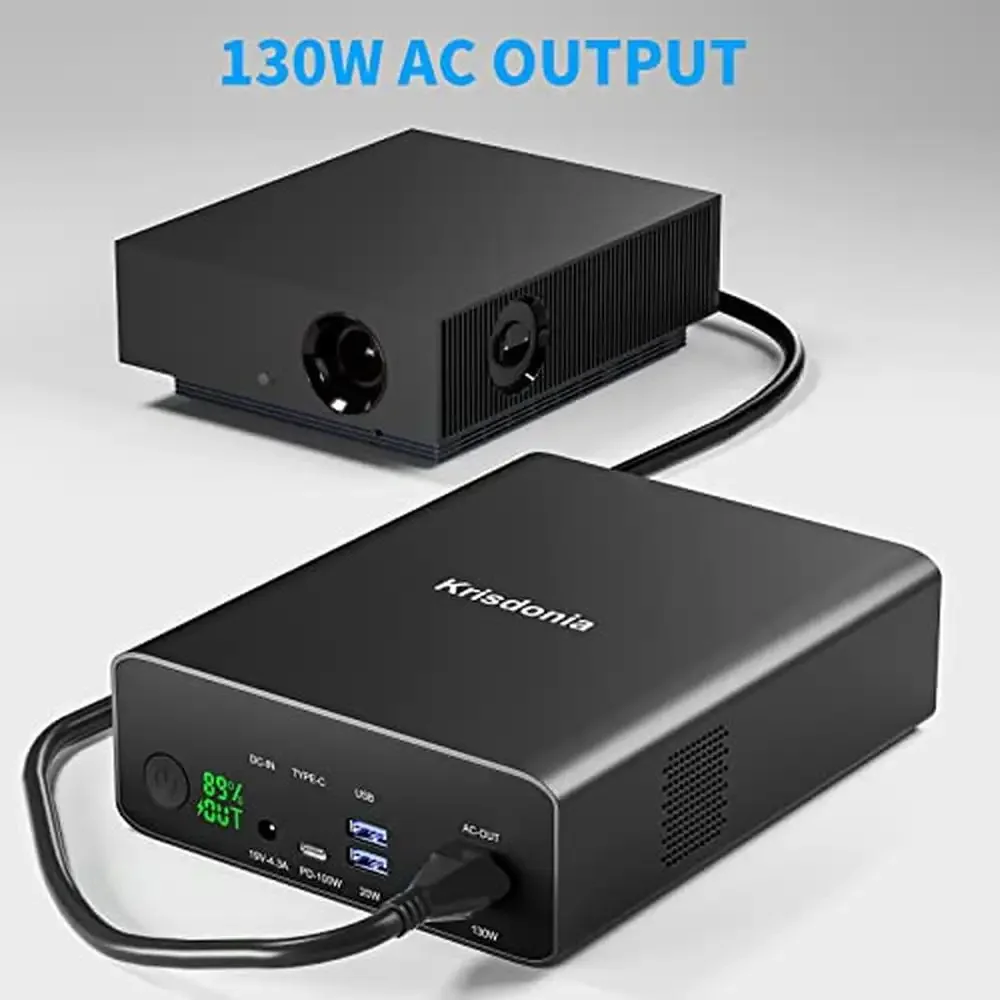 Portable Power Bank 80000mAh USB C Laptop Charger 100W Fast Charging Battery Station AC Outlet DJI Mavic Mini iPhone Power Kit