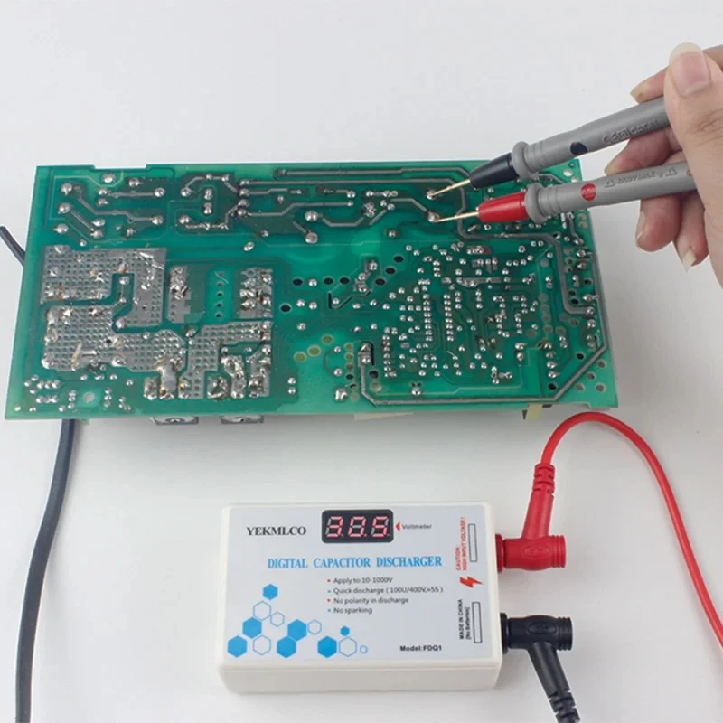 Imagem -03 - Intelligent Capacitor Discharge Instrument 1000v ac dc Switching Power Supply Circuit Board Maintenance Testing Tools