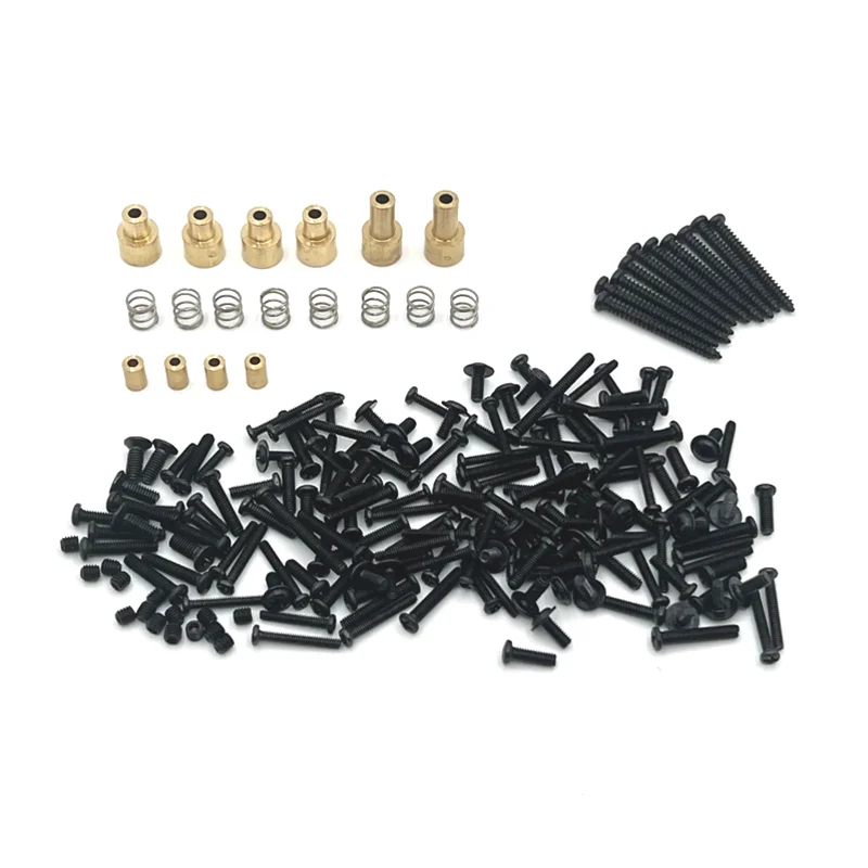 210PCS RC Car Parts Metal Upgrade Car Shell Height Column Screw Box Fit For MN MN168 MN82 LC79 Remote Control Car Accessories