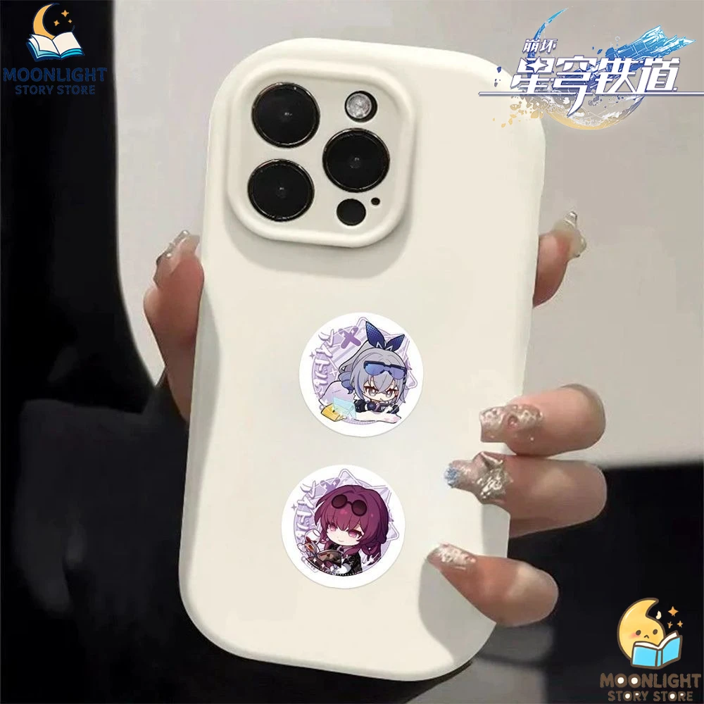 Honkai: Star Rail Game Merch Decorative Stickers Tingyun Guinaifen Yukong Natasha Sampo Hook Computer Journal Sticker