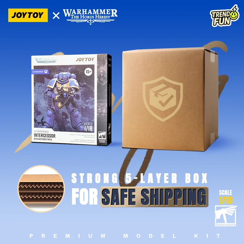 Warhammer 40K Ultramarines Intercessor عمل الشكل 1/18 مقياس 12 سنتيمتر Poseable أطقم منمذجة مع الأسلحة والاكسسوارات لعبة