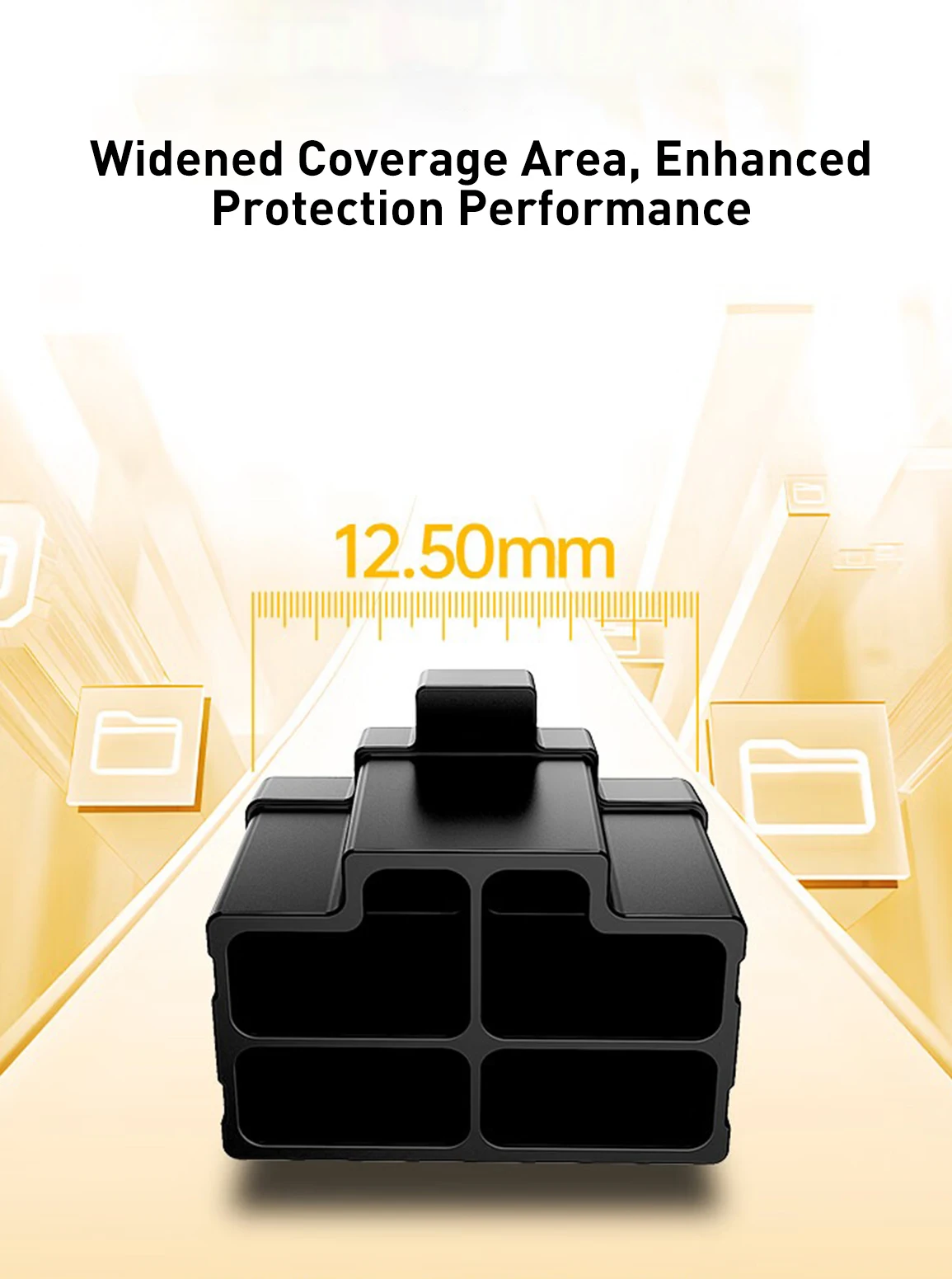 ZOERAX RJ45-Port-Staubschutzkappe Wiederverwendbarer Ethernet-Port-Schutz Staubdicht Feuchtigkeitsbeständig für Router, Switch, Patchpanel – Detail 3