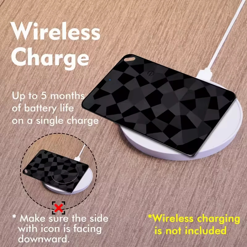 Tracker Tags for Android or iOS Dual System Airtag Bluetooth Smart Tag Compatible iOS Find My or Google Find Hub Item Locator