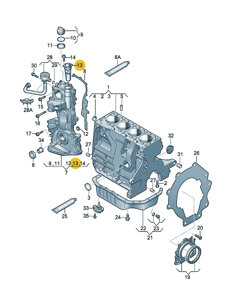 BOICY Oil Separator Segregator Crankcase Breather for VW Jetta Polo Fabia Octavia Toledo Ibiza/ST 03C103464D 03C103464H