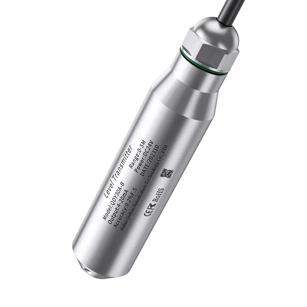Imagem -03 - Hidrostática Nível Sensor Transmissor Medidor Transdutor de Alimentação Líquidos dc 24v dc 5v 01m 2m 5m para 420ma 0-10v Saída 03.3v