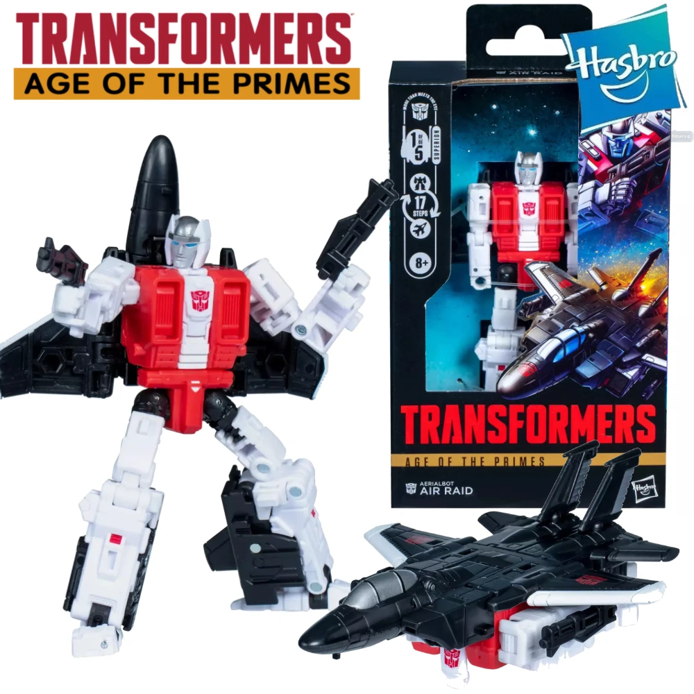 

В наличии: Коллекционная фигурка Transformers Age of The Primes 2025 Deluxe Air Raid Aerialbot, модель для хобби, подарок