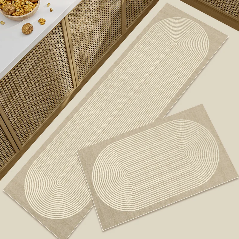 

VIKAMA Simple Light Luxury Kitchen Special Diatomite Floor Mats Absorbent Dirt-Resistant Foot Mats Home Decoration Cooling