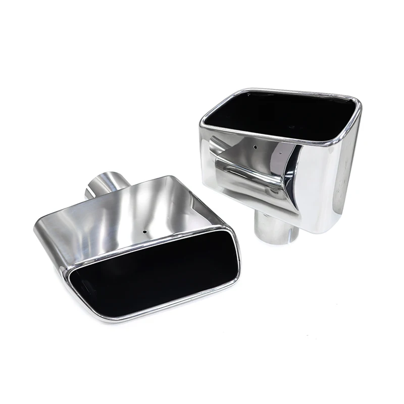 1 Paar große Größe 160 mm 210 mm Breite Auspuffspitze Schalldämpferspitze Edelstahl Vierkantrohr Autoauspuff Endrohr Düse