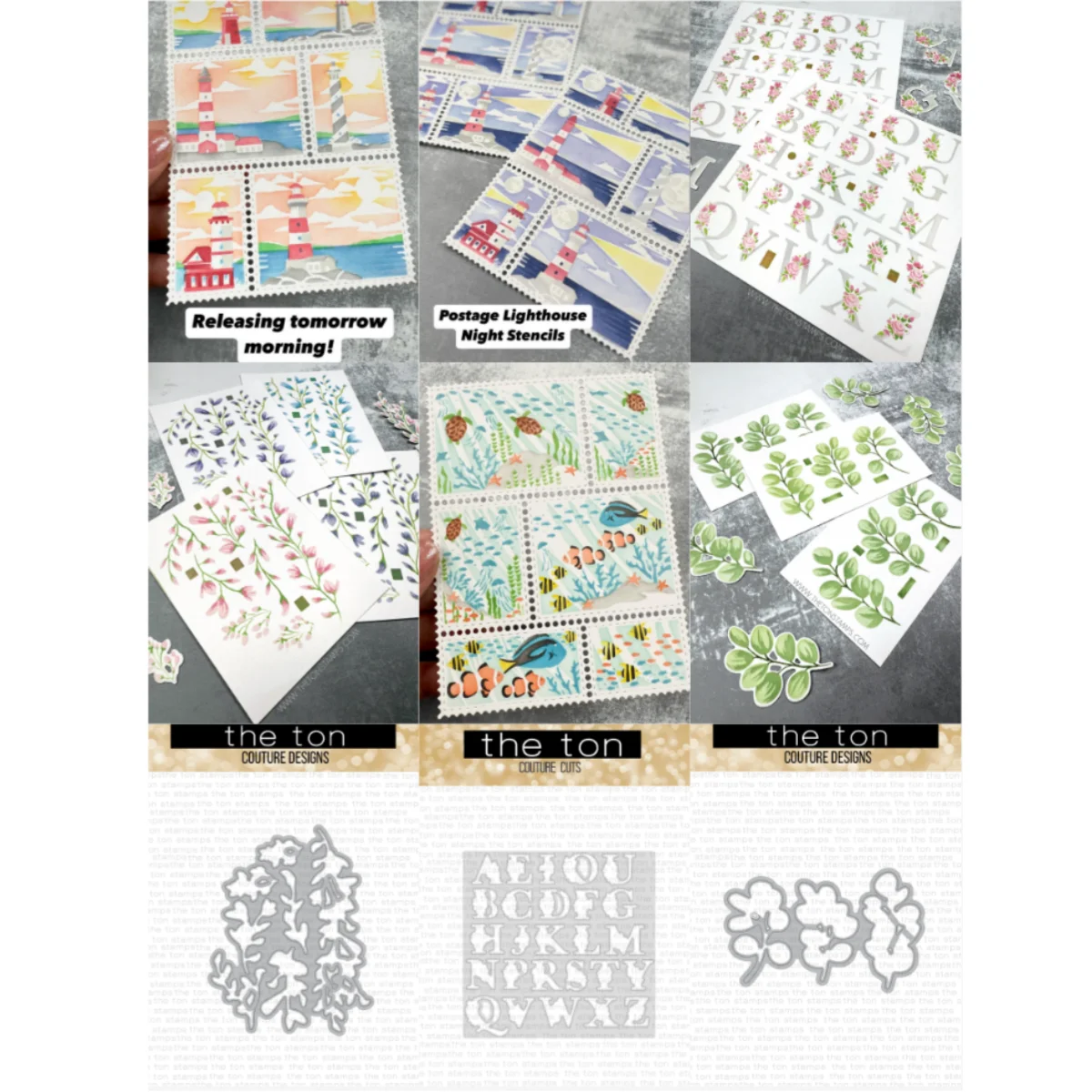 

Summer Floral Alpha Postage Sea Lighthouse Layering Stencils Metal Cutting Dies DIY Making Card Scrapbook Embossed Paper Craft