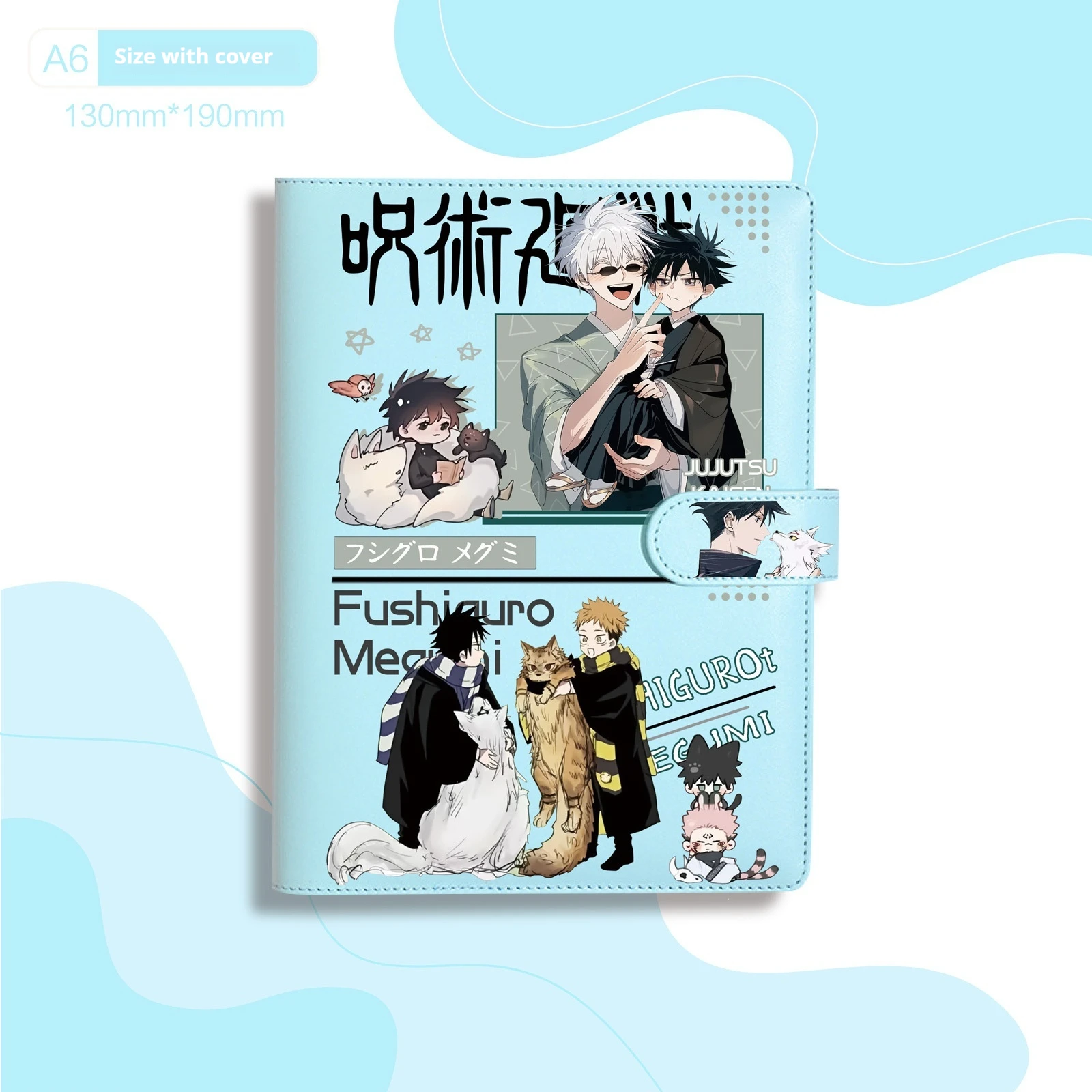 Anime Jujutsu Kaisen Series Notebook Yuji Itadori Gojo Satoru Handbook Stationery School Students\' Diary Friend Gifts