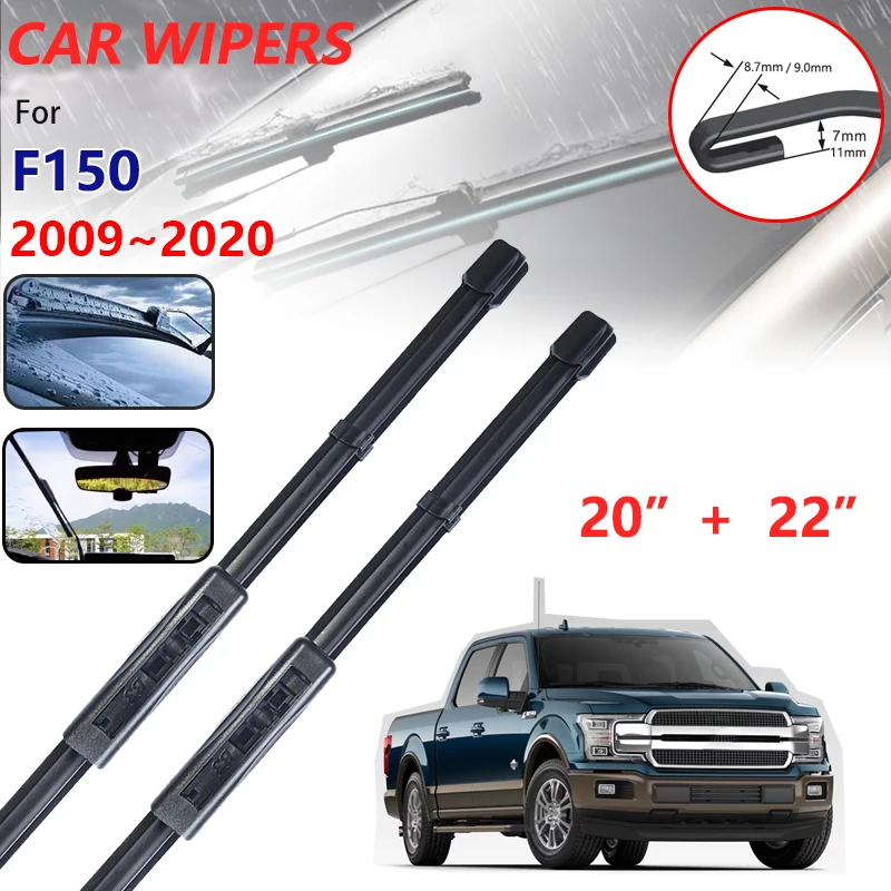 

Car Wiper Blade For Ford F150 2009~2020 2019 2018 2017 2016 2015 2014 Window Windshield Strip Refill Auto Spare Part Accessories