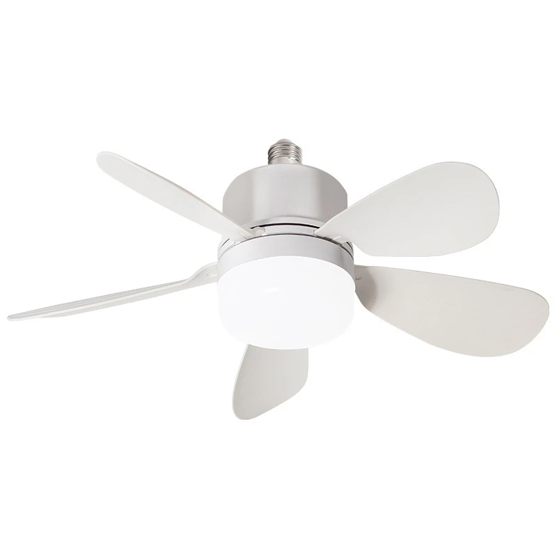 Ceiling Fan with Light With Remote 3 Speed Adjustable 3 Color Lights Timer Setting E27Ceiling Fan Lights Bedroom Kitchen Garage
