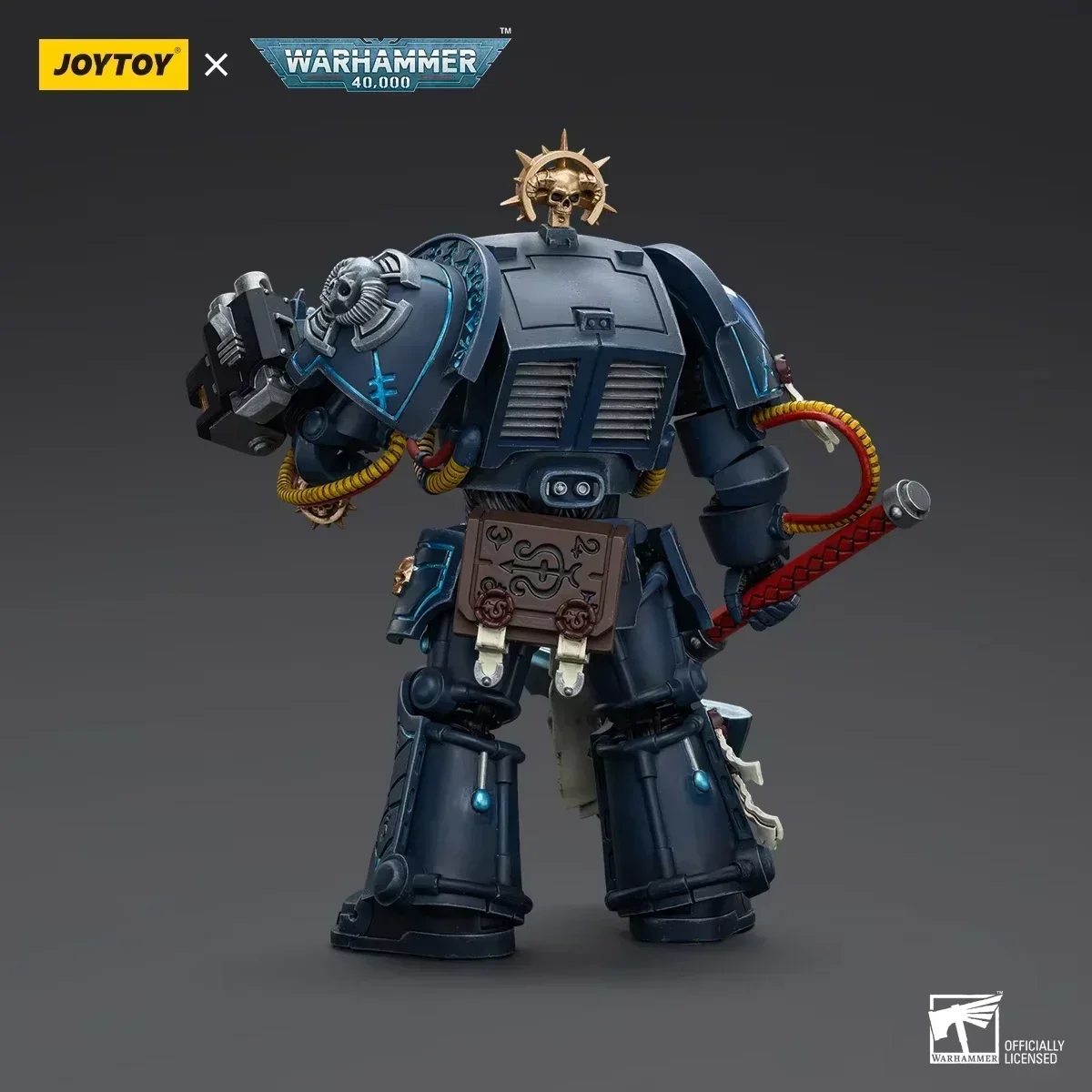 JOYTOY Warhammer 40K 1/18 Ultramarines أمين المكتبة في المنهي درع تمثال عمل الشكل جمع ديكور نموذج اللعب تمثال