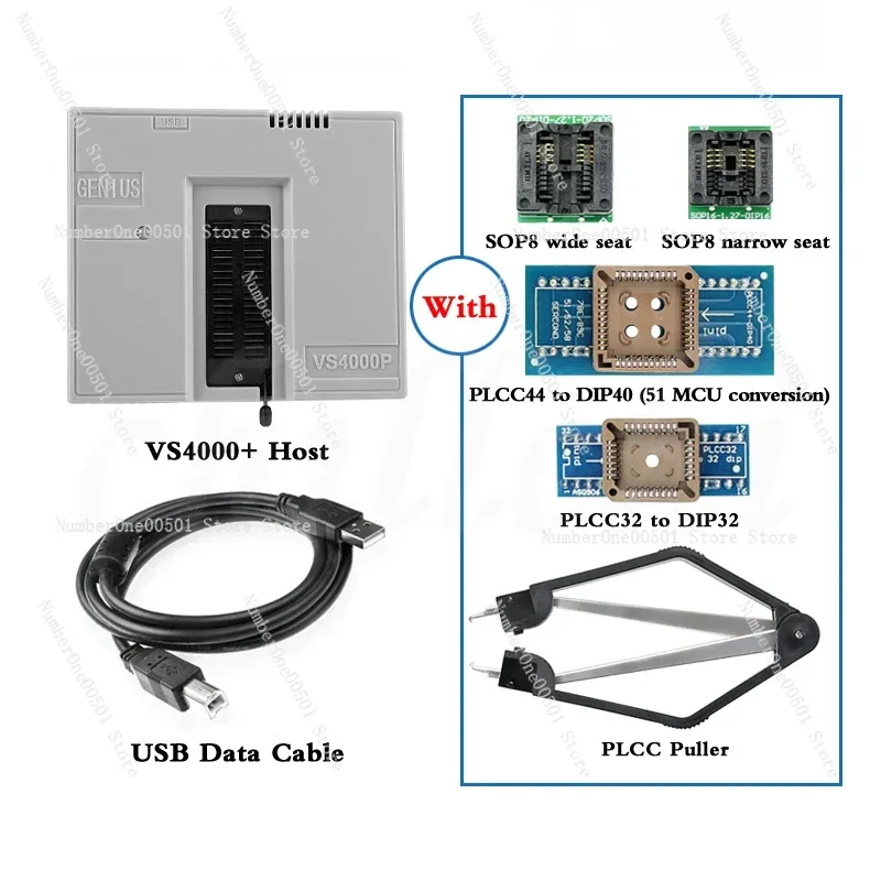 VS4000P Universal Programmer Brush Notebook BIOS Motherboard Flash Microcontroller Memory Read Write Burner 18000 Chips Support