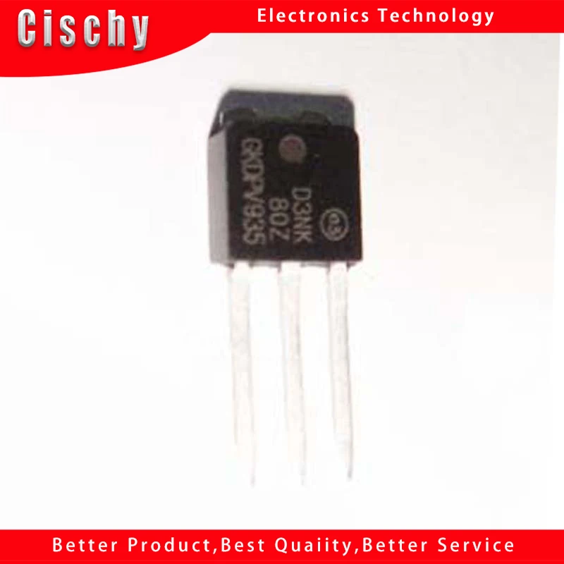 5pcs/lot D3NK80Z TO-252 STD3NK80Z TO-252  TO-251  In Stock