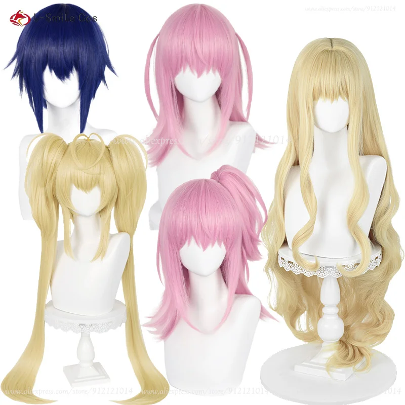 Anime Hinamori Amu Tsukiyomi Utau Mashiro Rima Tsukiyomi Ikuto Cosplay Wig  Heat Resistant Synthetic Hair + Wig Cap