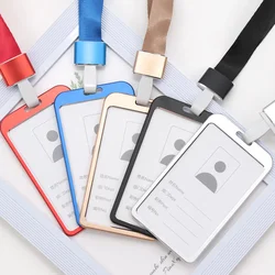 Funda de aleación de aluminio para tarjetas de crédito para hombre y mujer, portatarjetas Unisex de negocios, soporte de identificación para autobús, 1 unidad
