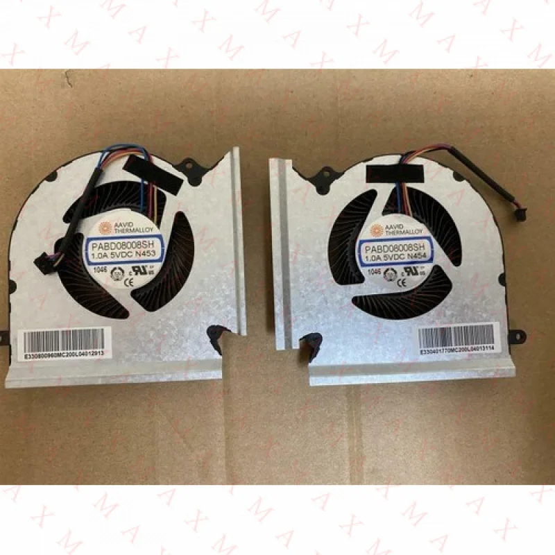 

Оригинальный охлаждающий вентилятор LL для MSI GE66 GP66 GL66 PABD08008SH N453 N454, пара R + L