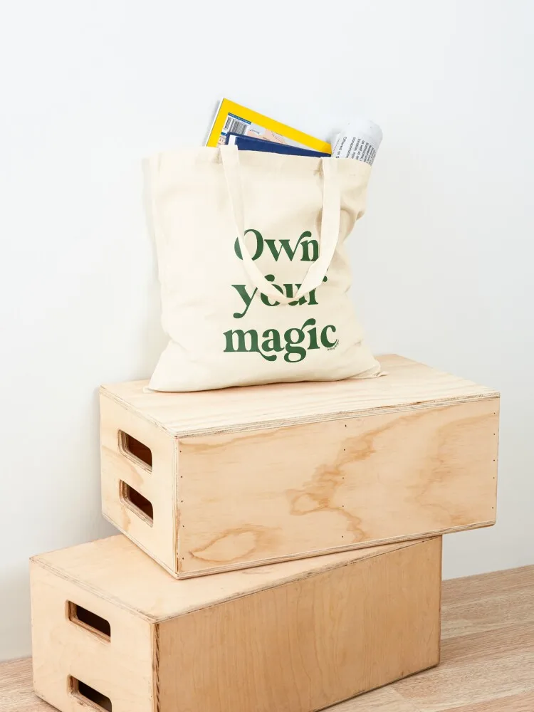 Own Your Magic Tote Bag Tote Canvas Damen Stoff Damen Canvas