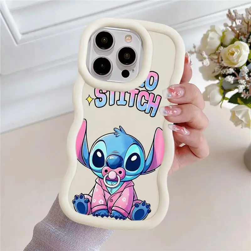 Disney Stitch Cute Case for OPPO A5s A5 A7 A9 A11 A15 A12 A17 A16e A33 A53 A54 A57 A38 A17k A58 4G A32 A31 Silicone Soft Cover